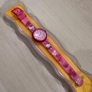 Hello Kitty Flik Flak watch